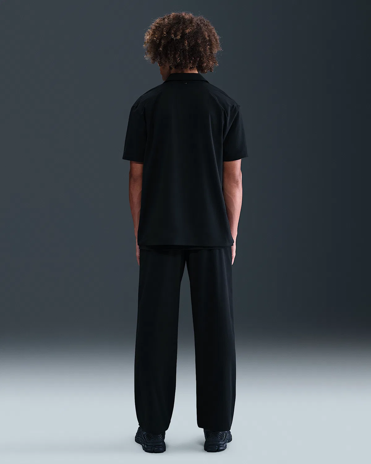 Мужские брюки чинос Nike 24.7 PerfectStretch Dri-FIT свободного кроя, Black/Dark Smoke Grey — фото 4