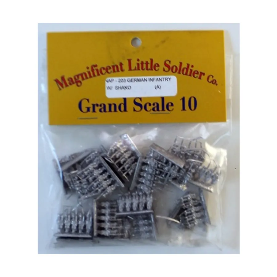 

Немецкая пехота с кивером, Napoleonic - Austrians (10mm)