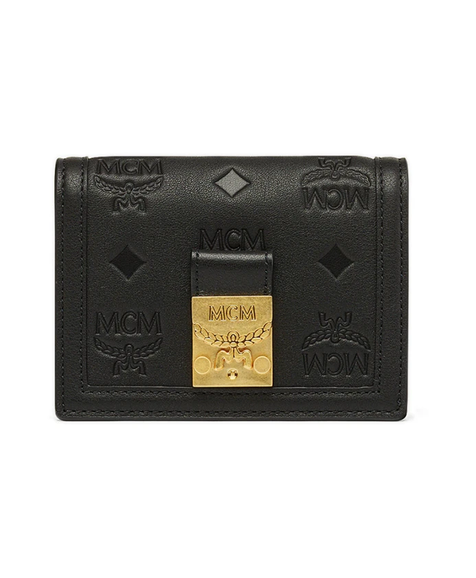

Кошелек Tracy из кожи с тиснением монограммы Mcm, черный