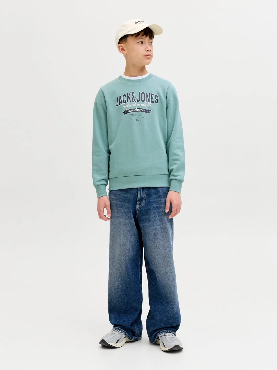 Толстовка Jack & Jones Junior, Turquoise — фото 4