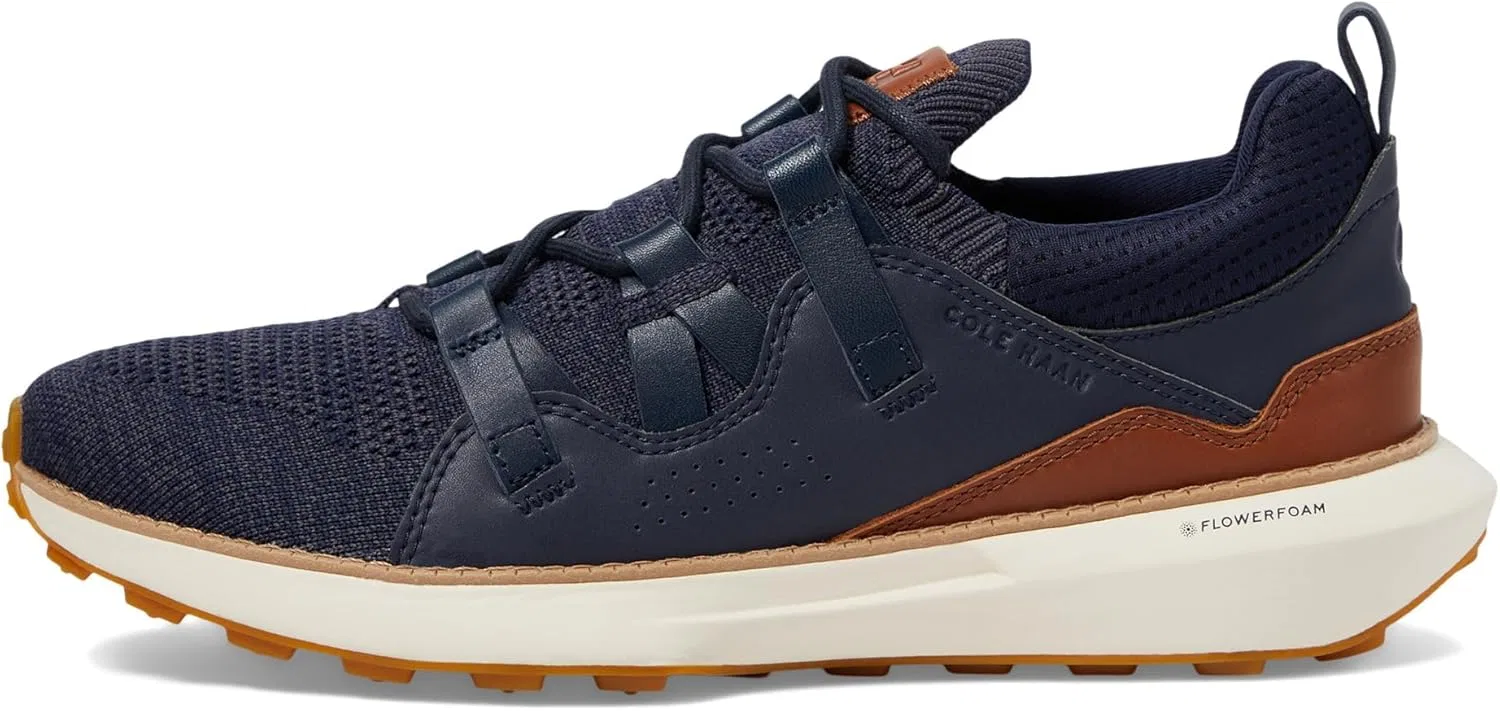 Мужские кроссовки Cole Haan Grand Motion Woven Stitch 2, Navy Blazer Navy Ink Stormy Weather British Tan Ivory — фото 4