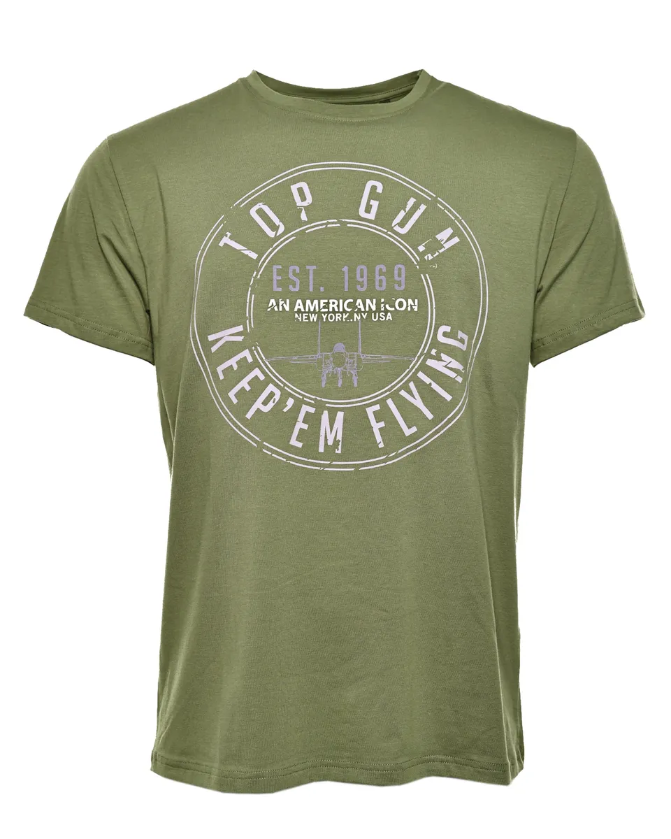 

Футболка TOP GUN "TG20212109", оливковый
