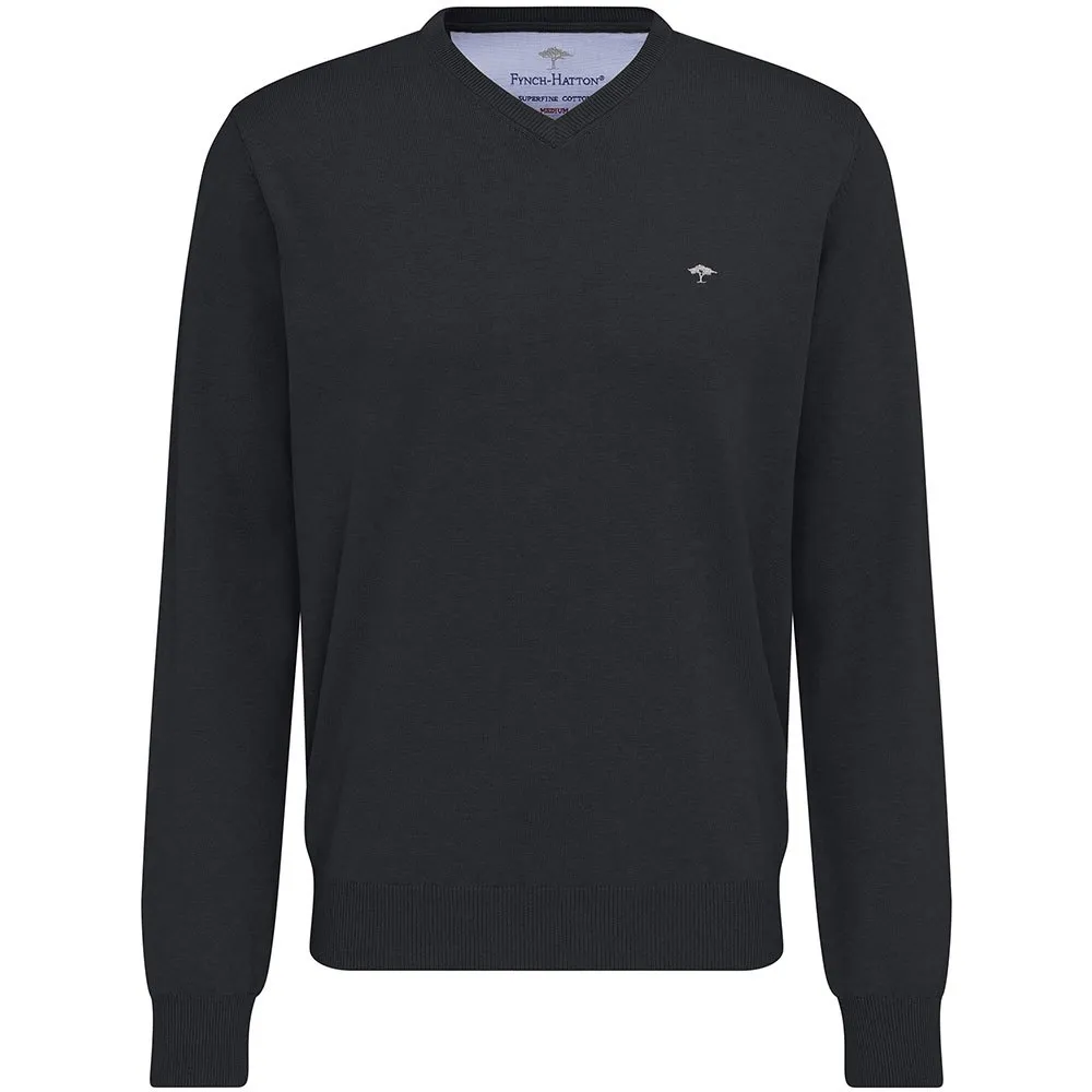 

Свитер Fynch Hatton SFPK211 V Neck, черный