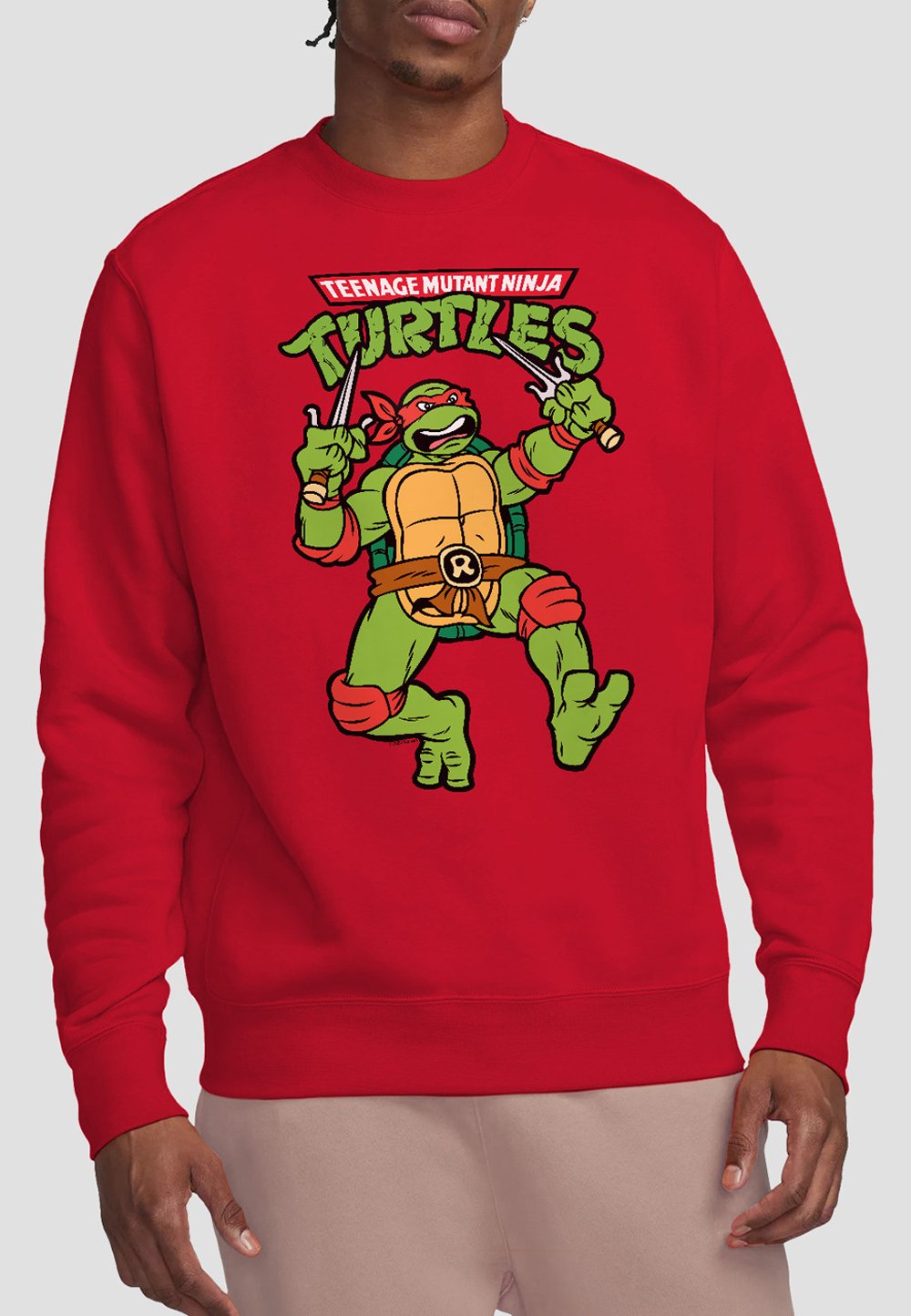 

Толстовка TEENAGE MUTANT NINJA TURTLES RETRO RAPH Cotton Soul, красный