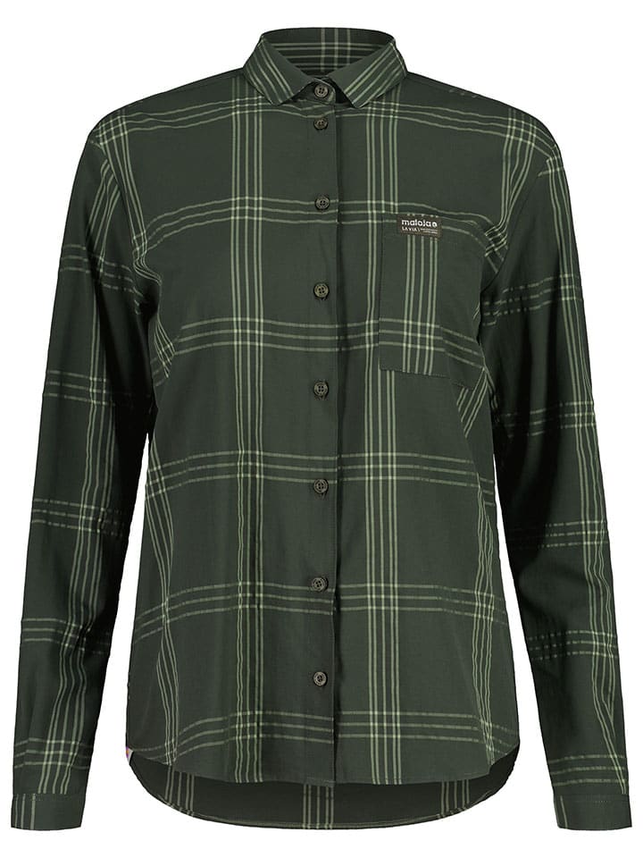 

Maloja Рубашка "ЛиебенершпитцеМ." в цвете хаки