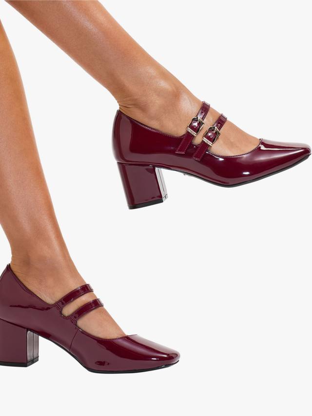 Туфли мэри джейн на каблуке harper block Carvela, цвет Red Wine — фото 2