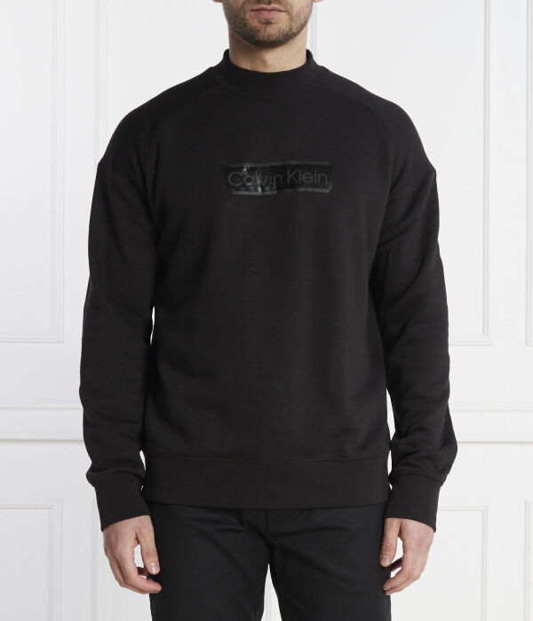 

Праздничный свитер с логотипом Regular fit Calvin Klein, черный