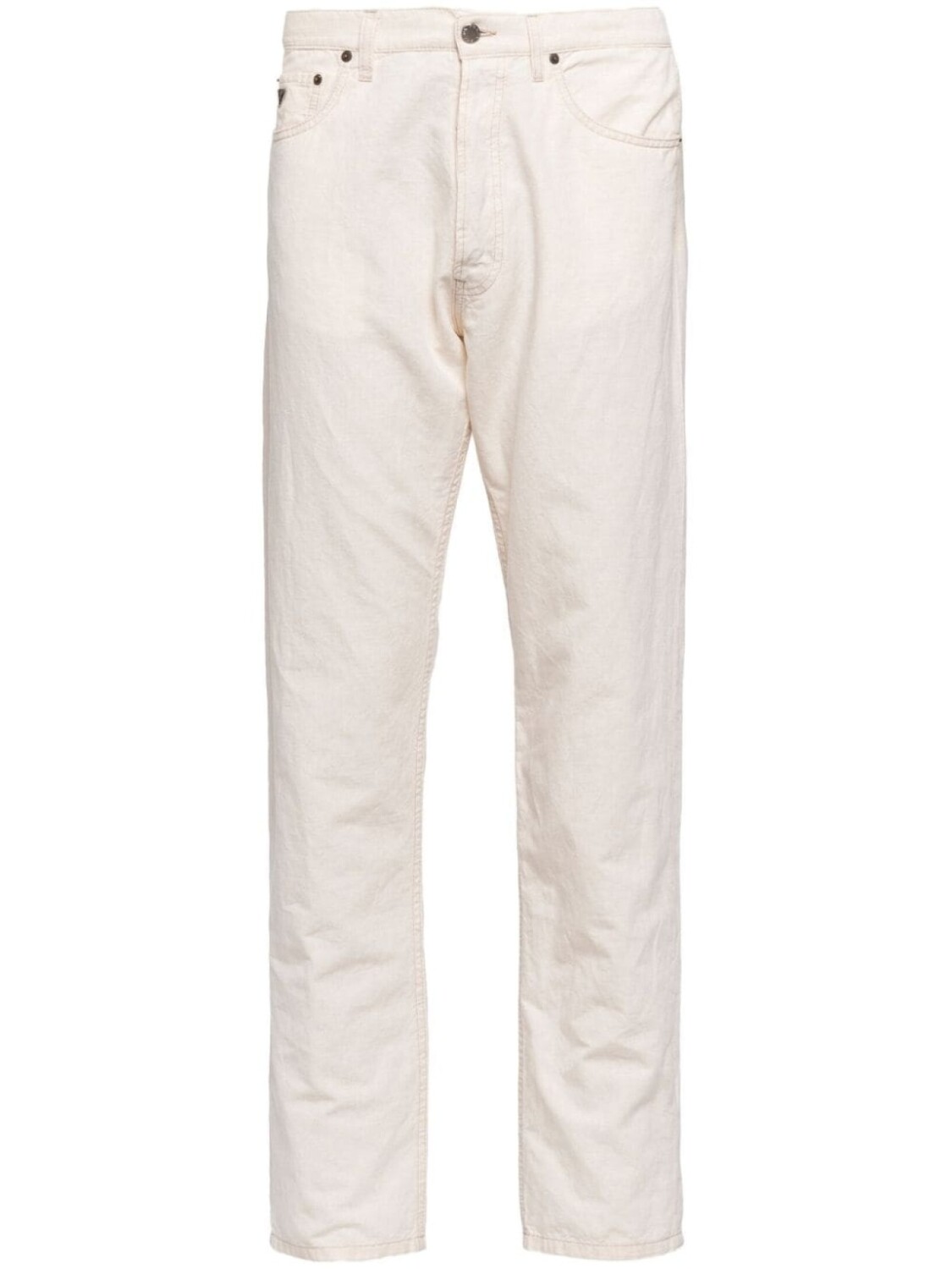 

Prada прямые джинсы Chambray, нейтральный цвет