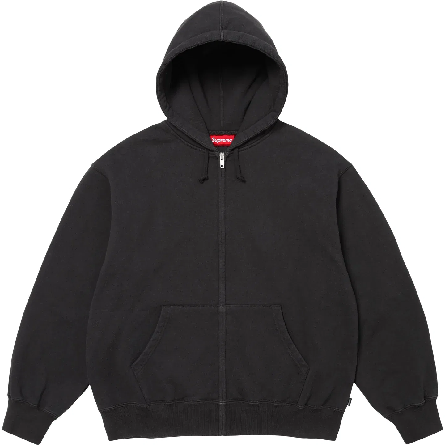 Толстовка с капюшоном на молнии cut out unisex SS26 WEEK3 Supreme, Black — фото 3