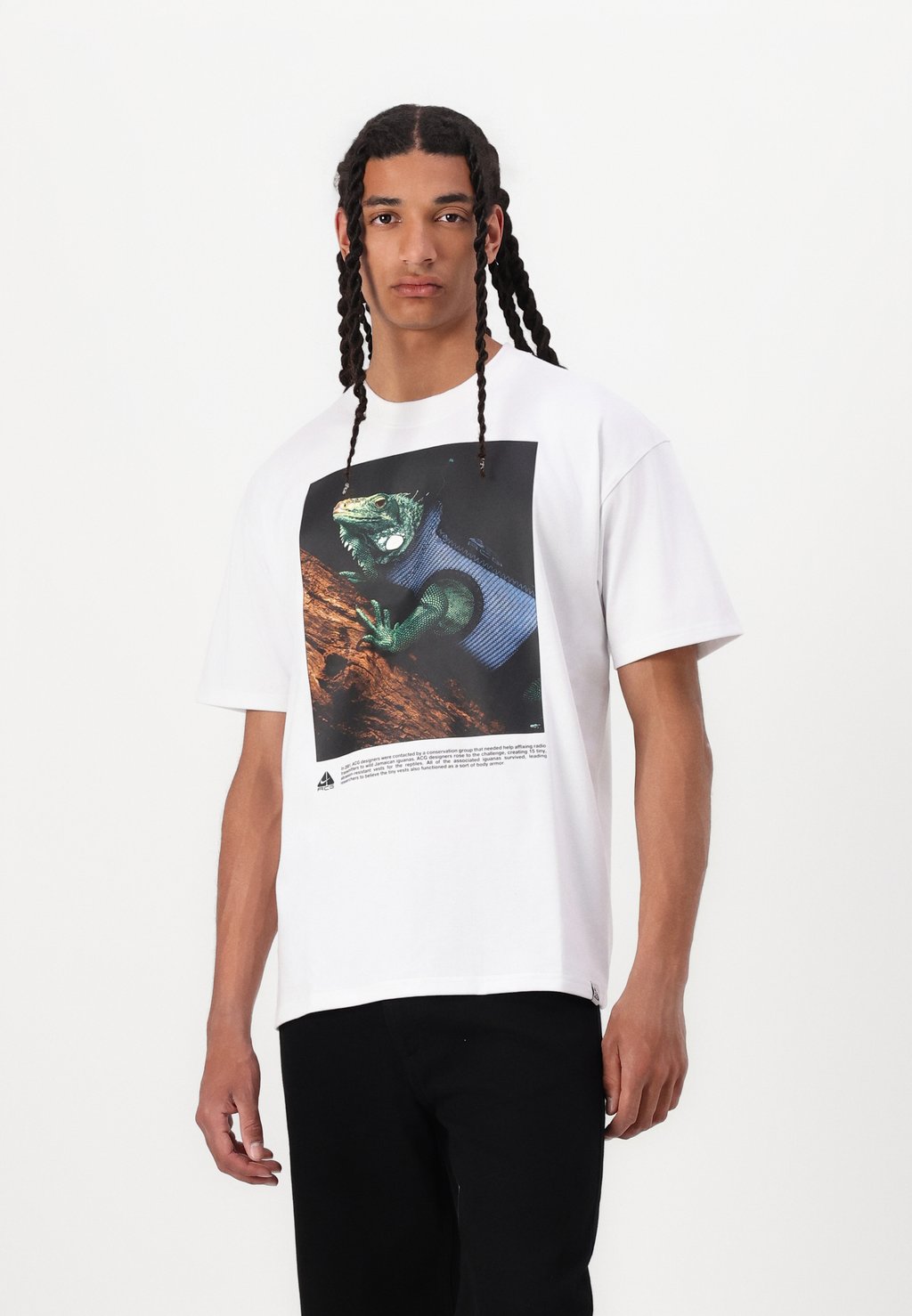 

Футболка с принтом TEE IGUANA Nike ACG, белый