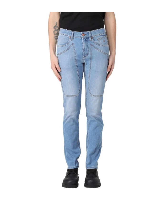 

Классические джинсы прямого кроя Jeckerson, синий