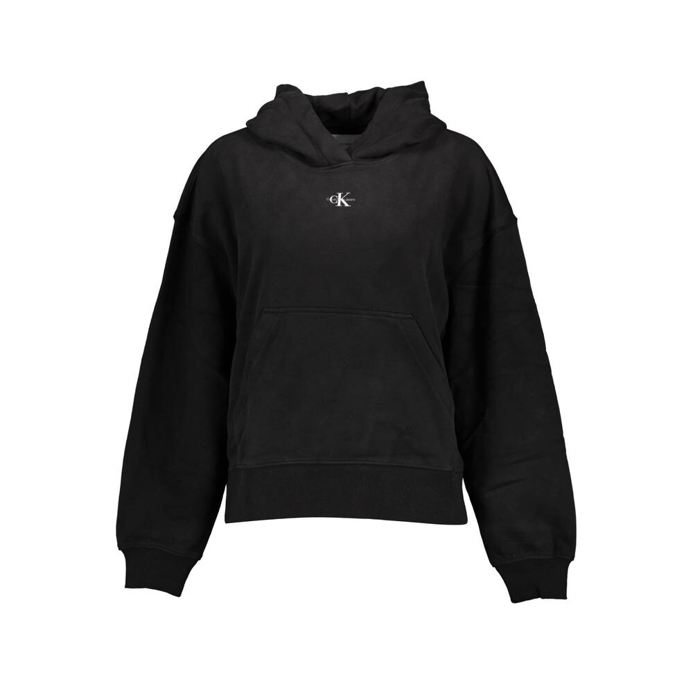 

Черный хлопковый женский свитер Calvin Klein