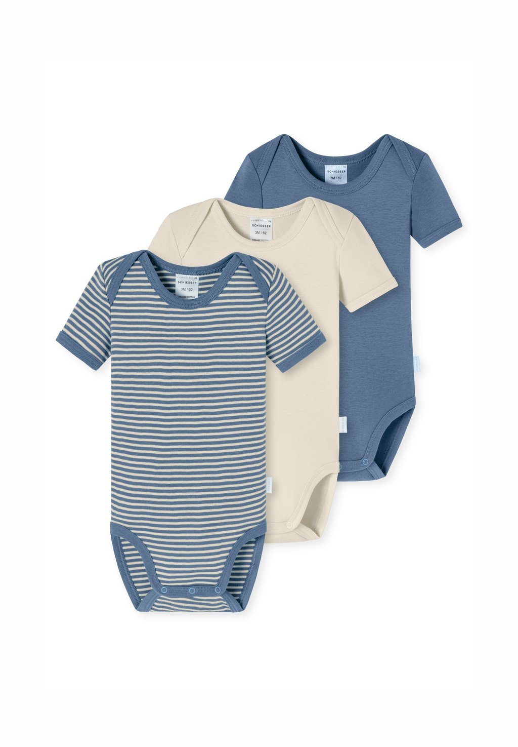 

Боди 3-PACK LOVE Schiesser, синий
