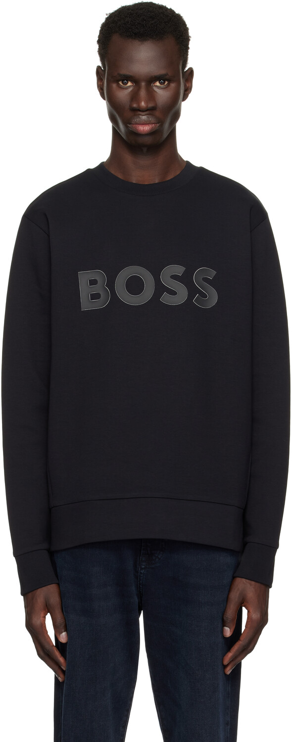 

Свитшот из эластичного хлопка с логотипом Sandwich BOSS