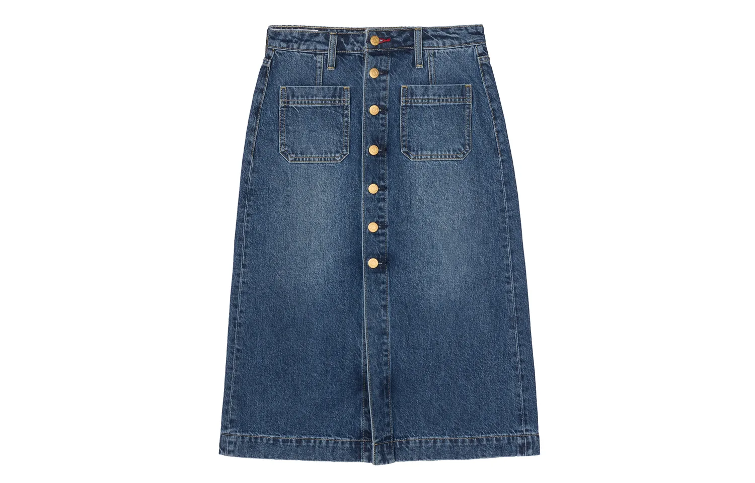 Levis Джинсовая длинная юбка Year Of The Horse Limited Collection, синяя, размер M