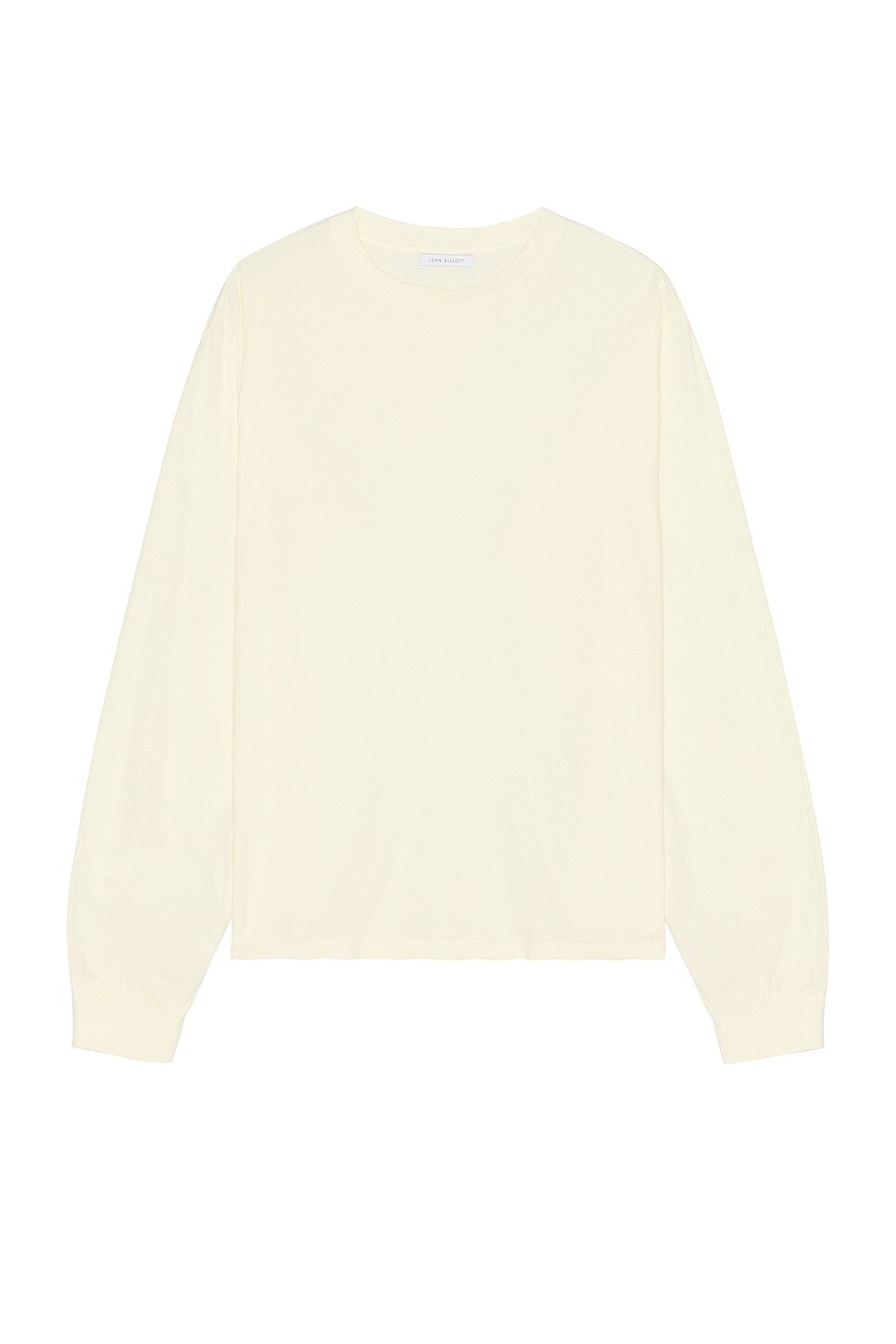

Укороченная футболка Folsom Ls John Elliott, цвет Vintage White