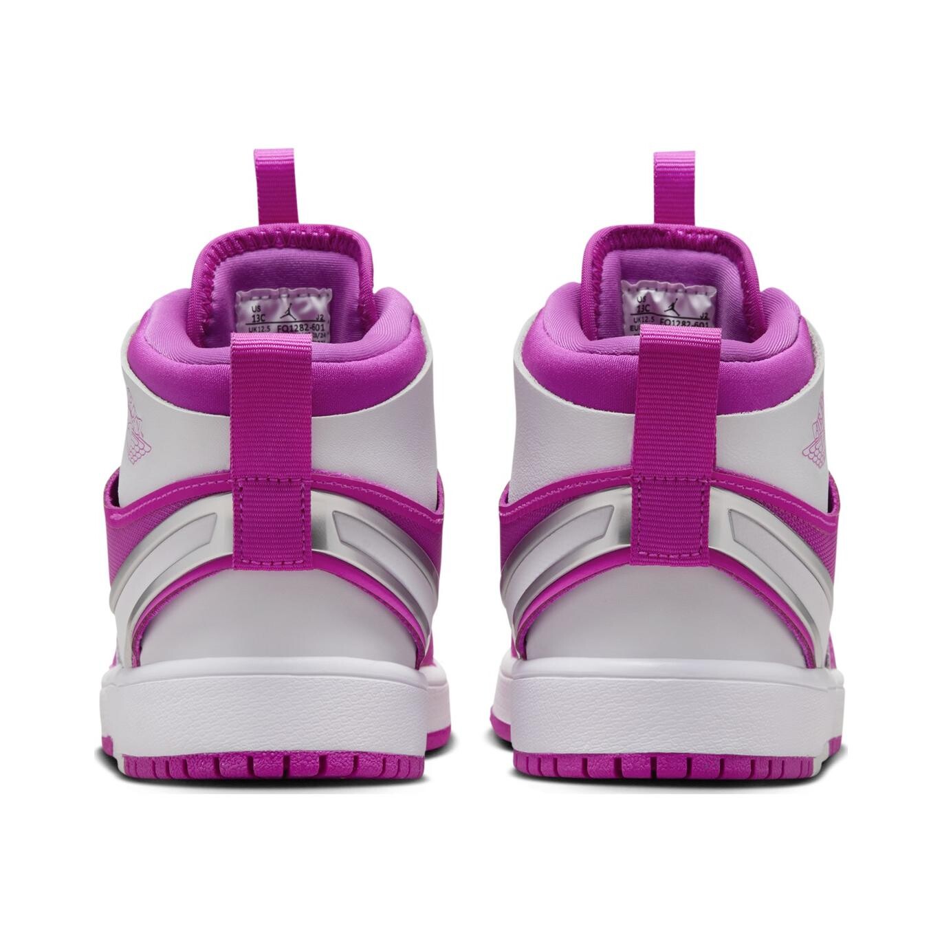 Баскетбольные кроссовки Air 1 Kids PS Mid-top розовые/белые Jordan, розовый — фото 3