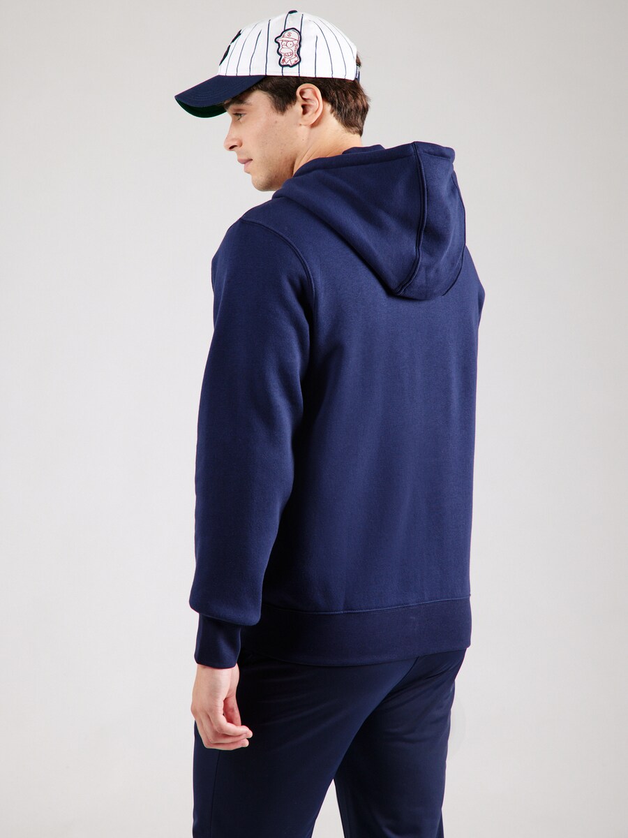 Толстовка с капюшоном на молнии Nike Sportswear CLUB, темно-синий — фото 4