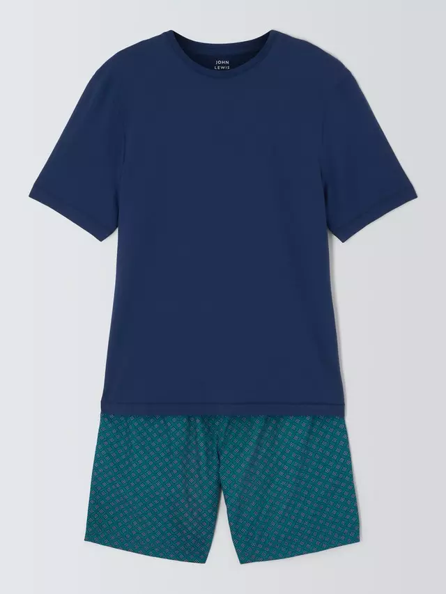 

Пижама John Lewis Tile Shorts, синий