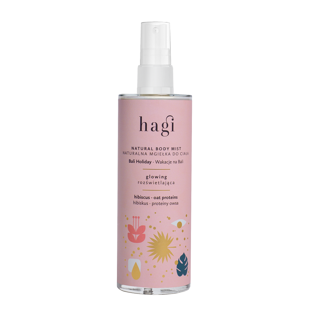 

Натуральный сияющий спрей для тела natural glowing mist Hagi, 100 мл