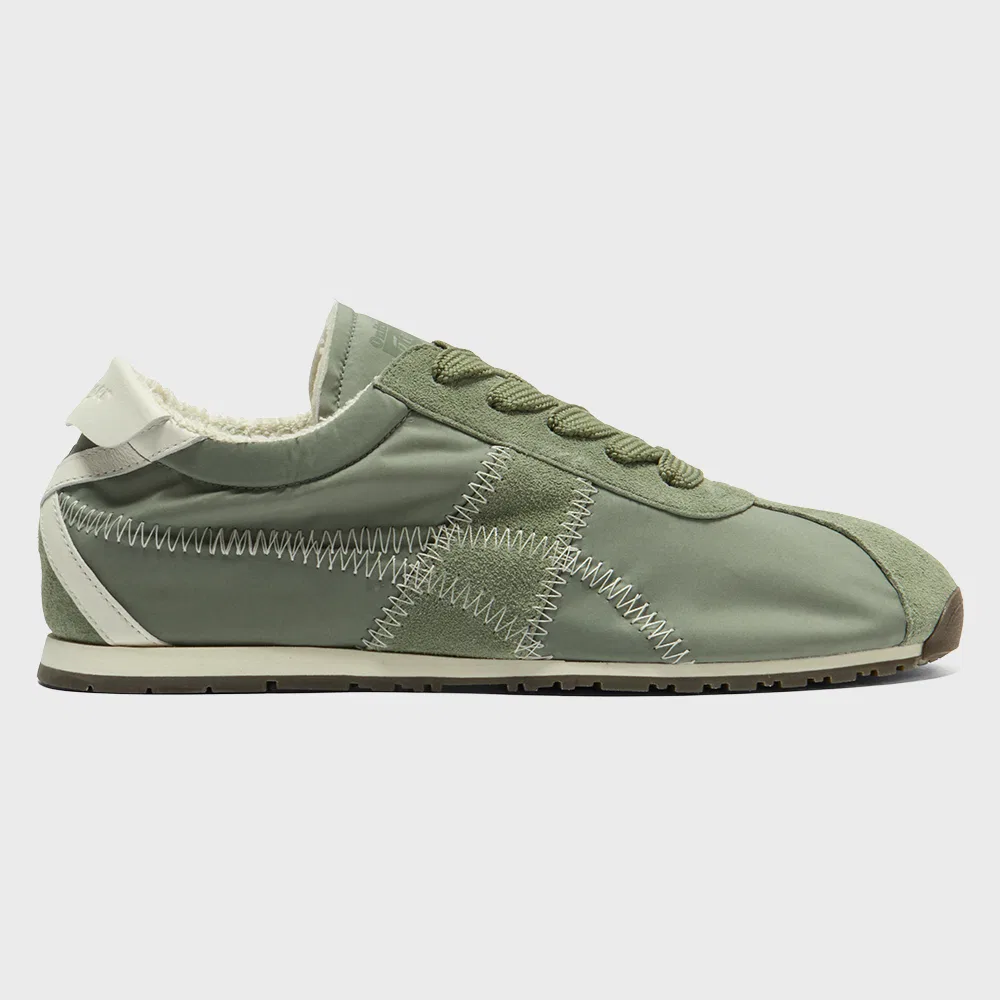 Мужские зелёные кроссовки Tiger Corsair A55 от Onitsuka Tiger