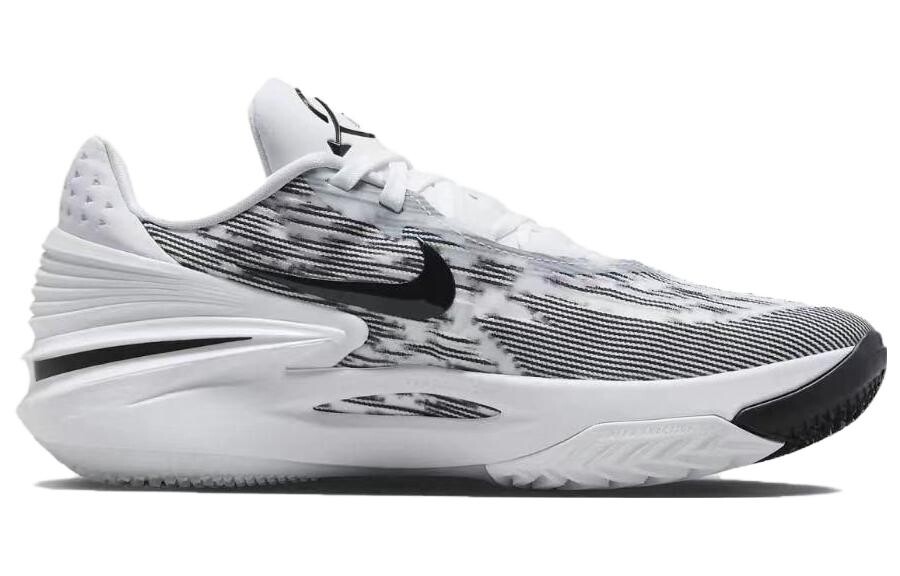Nike Air Zoom G.T. Баскетбольные кроссовки Cut 2 унисекс, Черно-белый — фото 2
