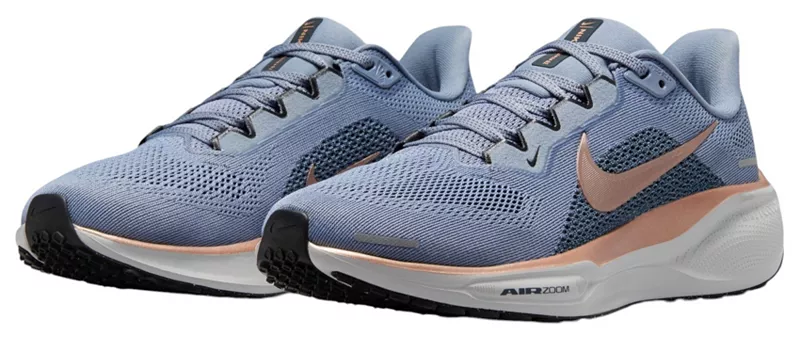 Женские кроссовки Nike Pegasus 41, цвет Cool Grey/Metallic Silver — фото 4