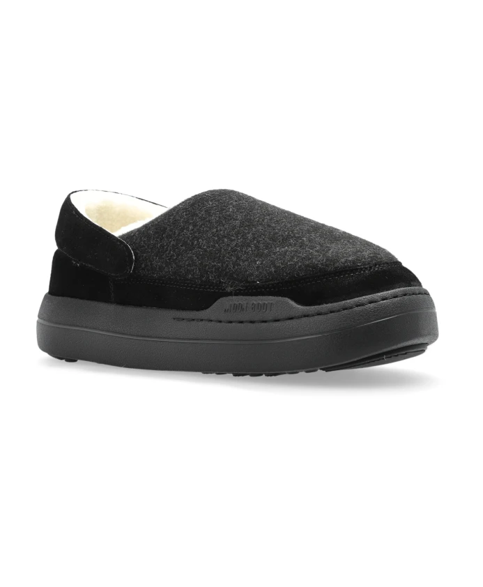 Зимние сапоги женские Moon Boot из фетра, черный — фото 4
