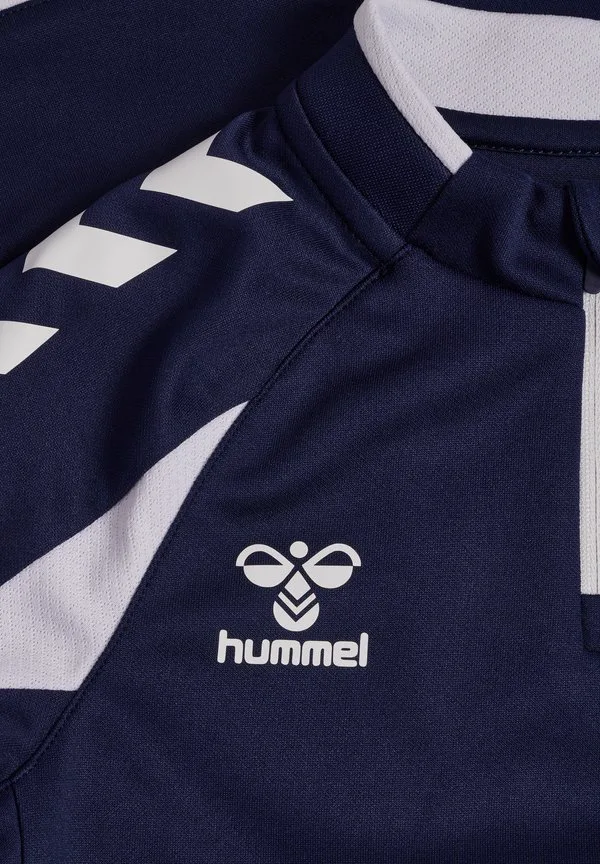 2.0 топ с длинными рукавами и молнией до середины груди Hummel, Marine White — фото 3