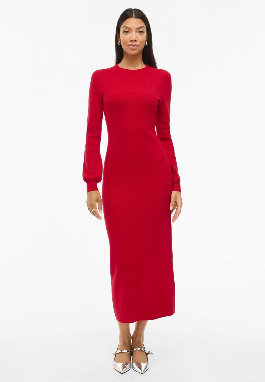 

Платье VILA VIKALIA O NECK ANKLE, Mars Red/Red