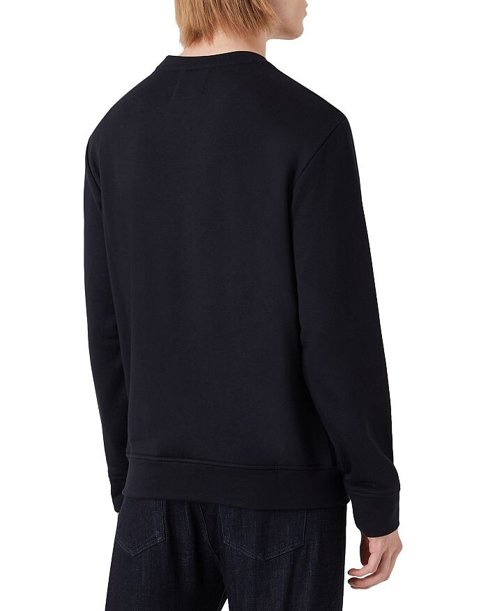 Толстовка с логотипом Armani Jersey из флиса Emporio Armani, синий — фото 2
