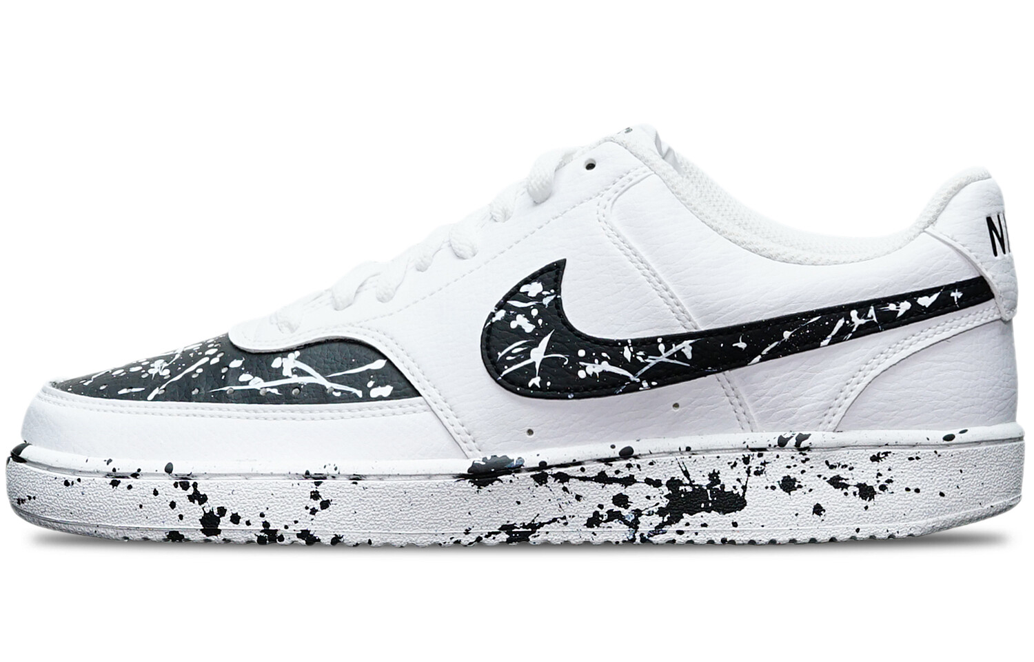 

Кроссовки Nike Court Vision 1 Skateboard Shoes Men Low-Top Black White
