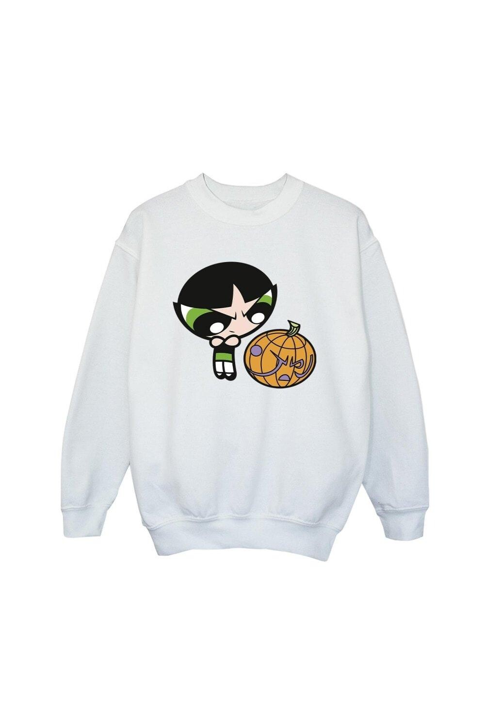 

Толстовка Buttercup с тыквой Powerpuff Girls, белый