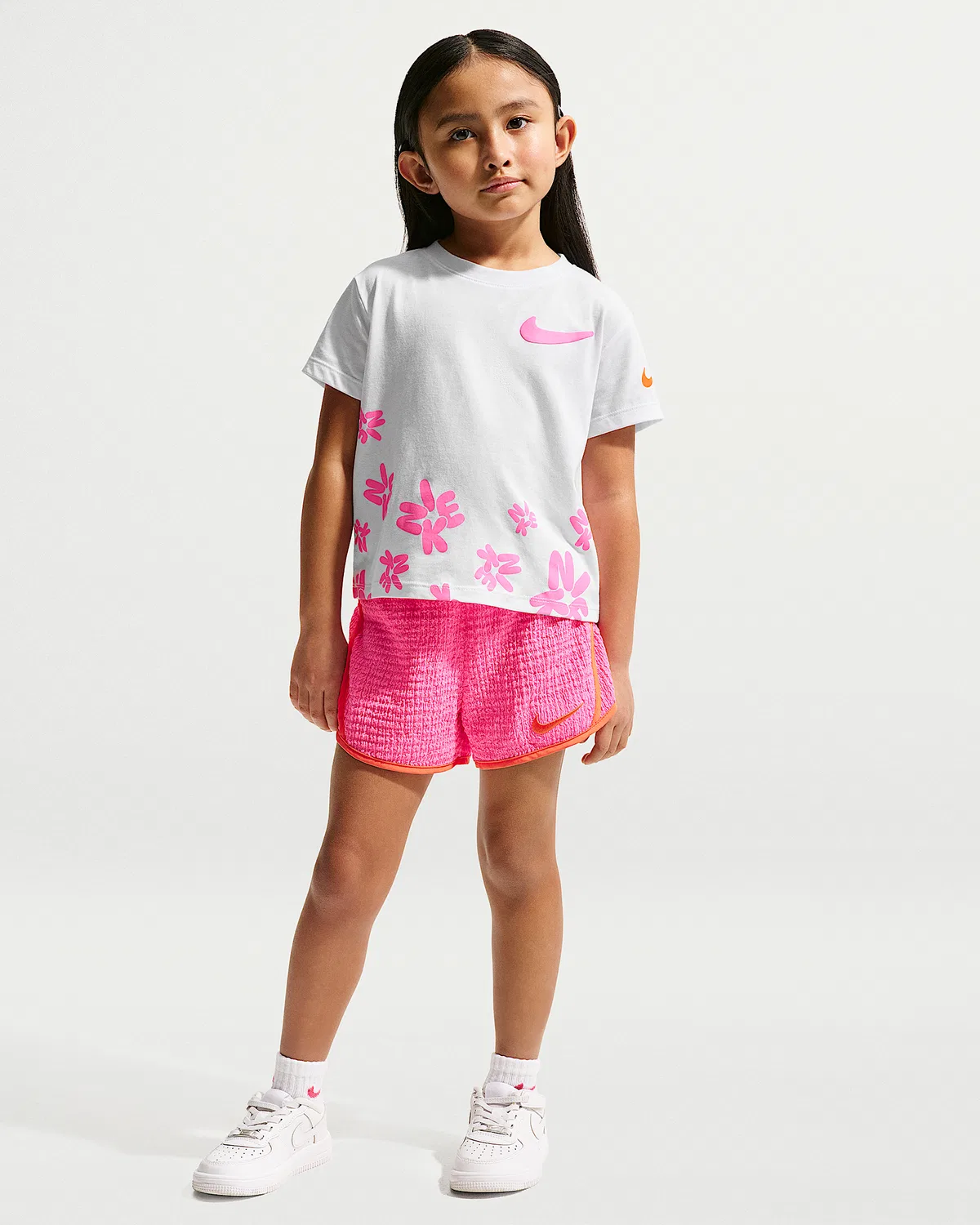 Детский набор Dri-FIT 2-Piece Tempo Set Nike Bold Play, Pink Glow