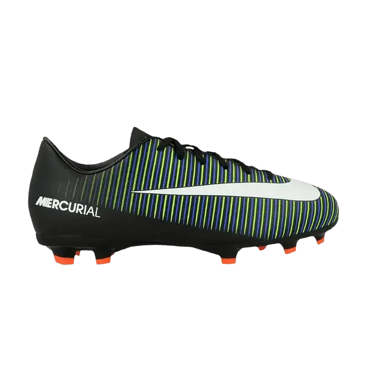 

Кроссовки Nike Mercurial Vapor 11 FG GS, Black Electric Green