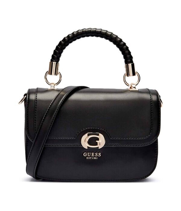 

Сумка женская Guess Orlina на плечо с монограммой, черный