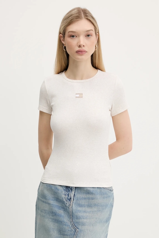 

Футболка Tommy Jeans, бежевый