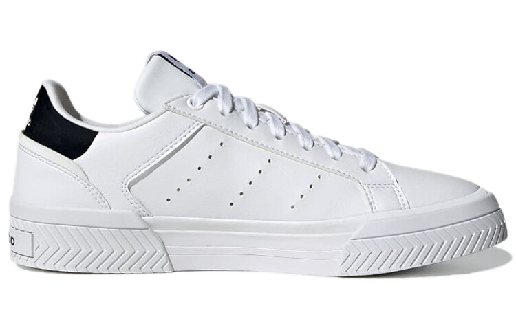 Кроссовки Adidas originals Court Tourino Women, белый/черный — фото 2