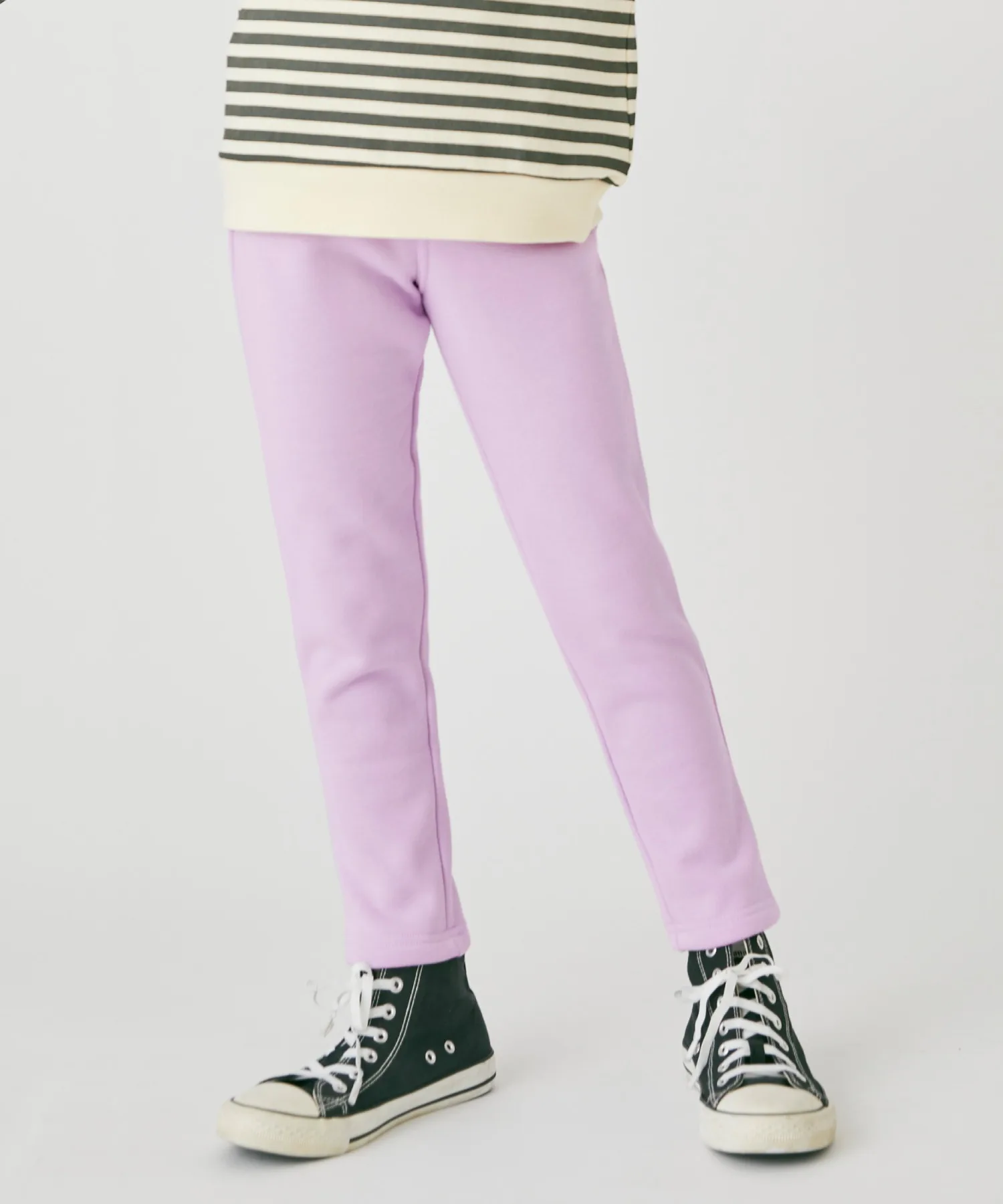 Детские штаны с флисом ever closet 32630 лавандовые