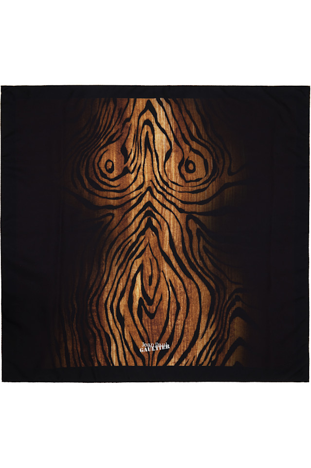 

Шерстяной шарф Wood Jean Paul Gaultier, мультиколор