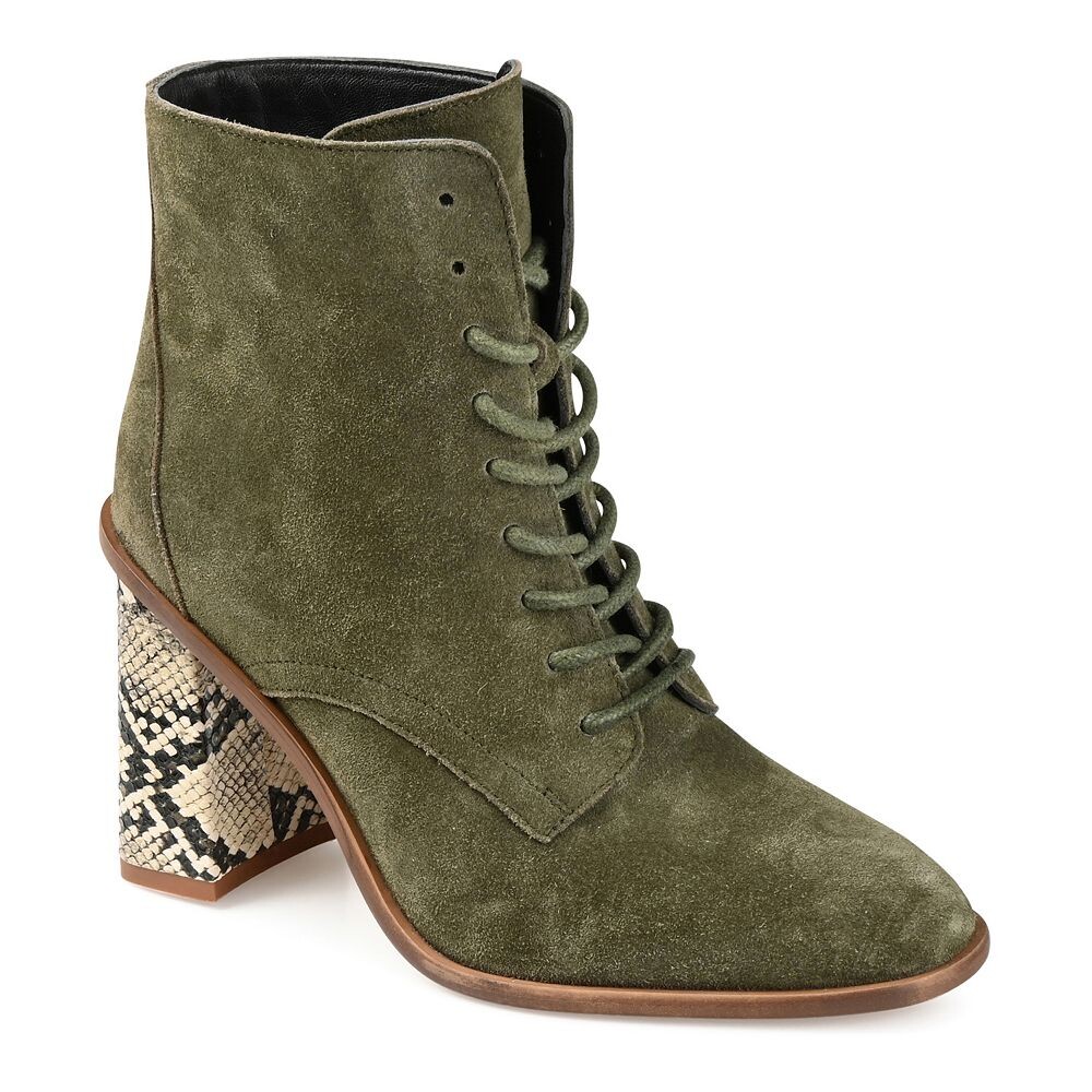 

Женские замшевые армейские ботинки Journee Signature Edda Tru Comfort Foam, цвет Olive