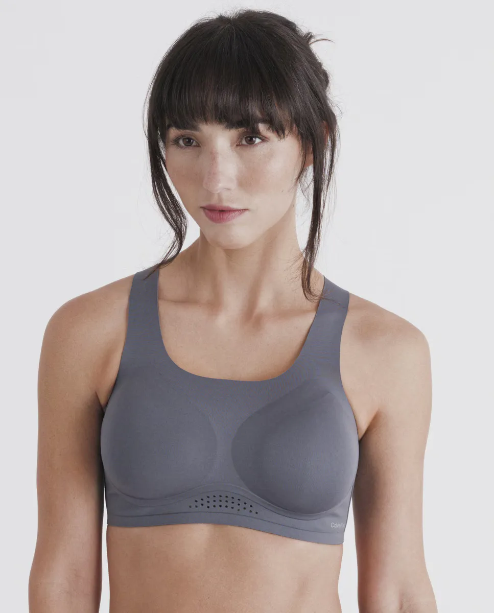 

Calvin Klein женский спортивный бюстгальтер SPORT INVISIBLE, темно-серый