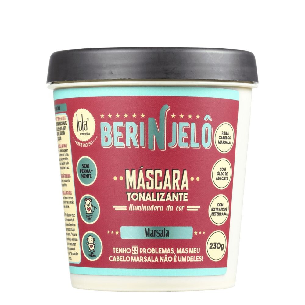 

Маска для волос Máscara Tonalizante Berinjelo Lola Cosmetics, 230 гр