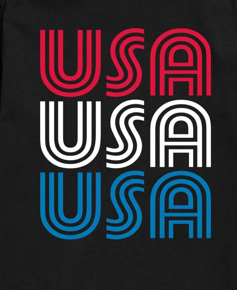 Детская футболка с коротким рукавом в стиле ретро, США, размер 8-20 Instant Message, черный — фото 3