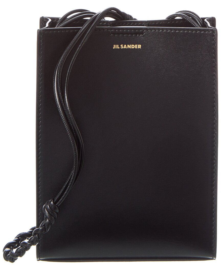 

Сумка через плечо Jil Sander Tangle Small из кожи, черный