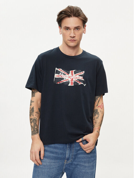

Футболка стандартного кроя Pepe Jeans, синий