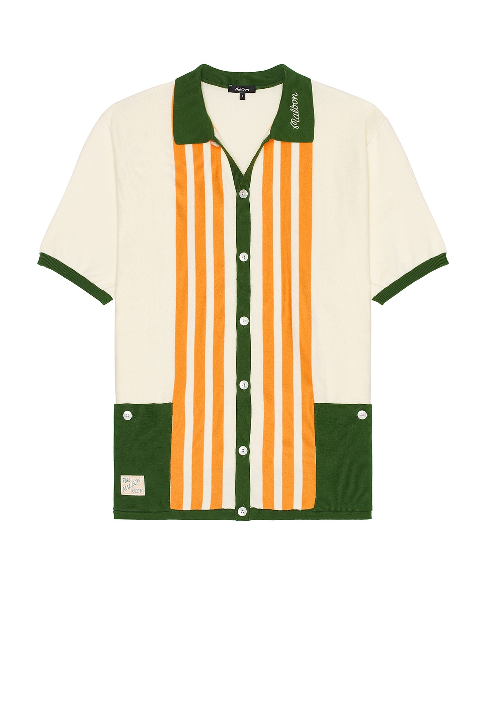 

Вязаная рубашка на пуговицах Gabbiano Malbon Golf, ivory