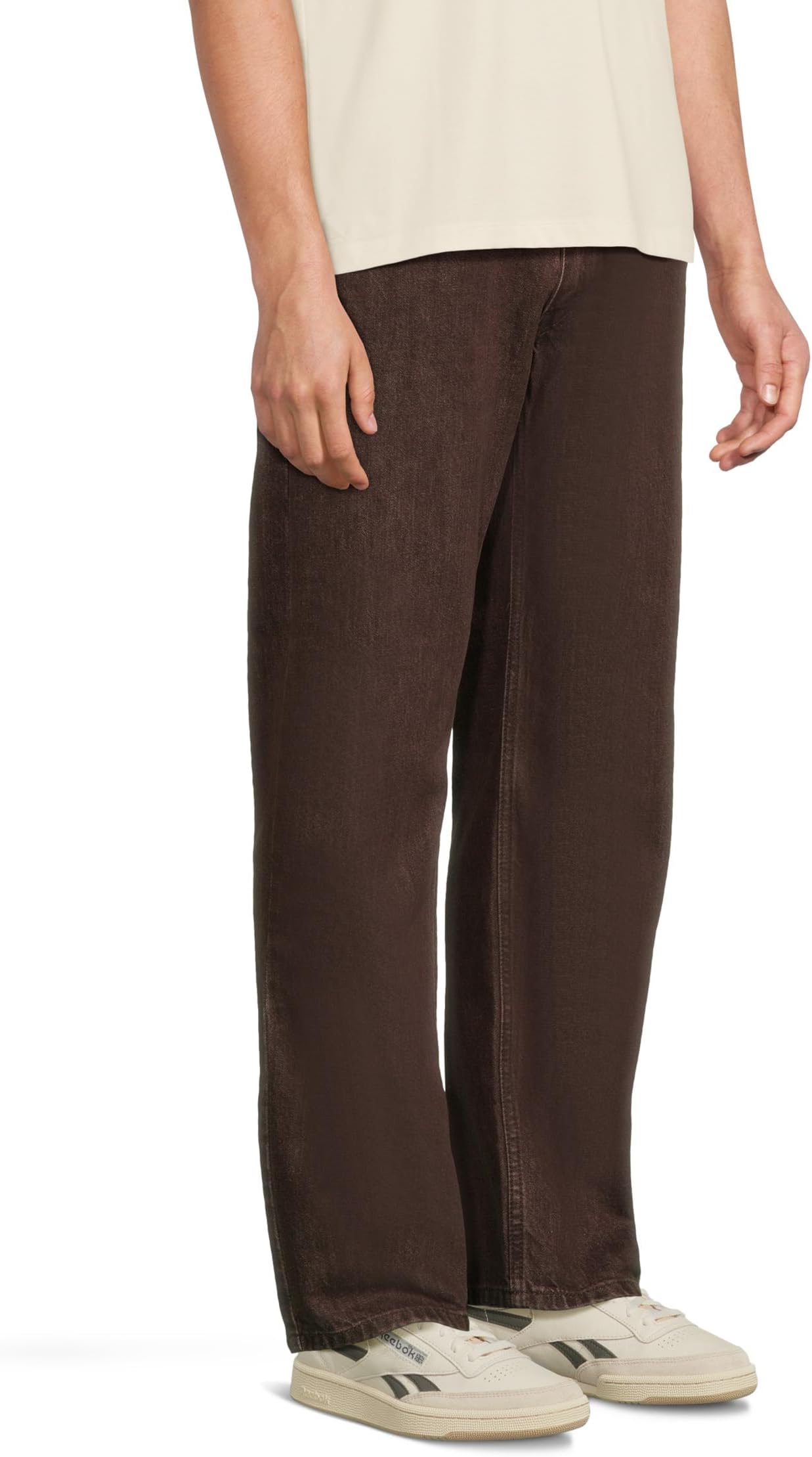 Джинсы Levi's Mens 555 Relaxed Straight, темно-коричневый — фото 2