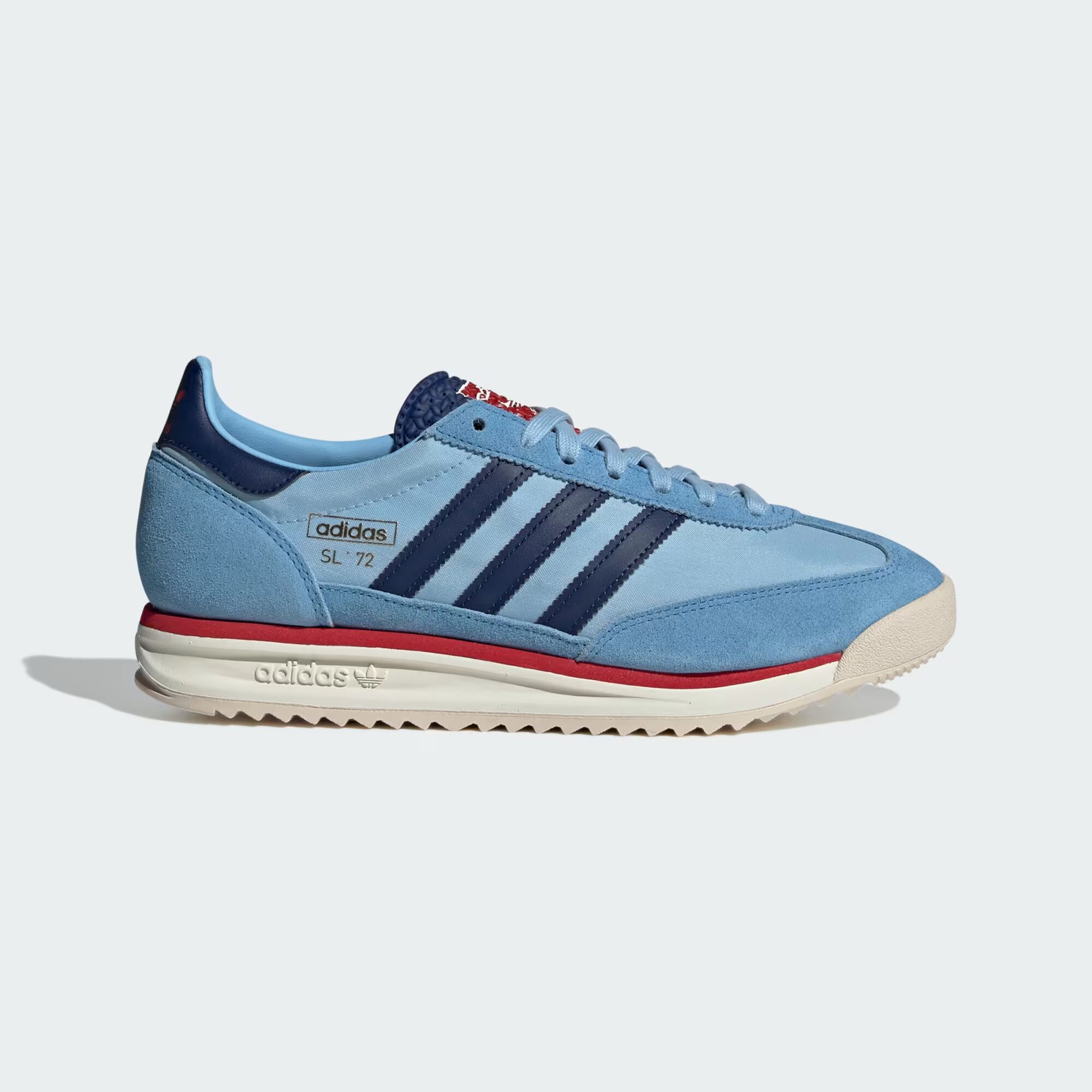 

Кроссовки SL 72 РС Adidas, цвет Light Blue/Dark Blue/Better Scarlet