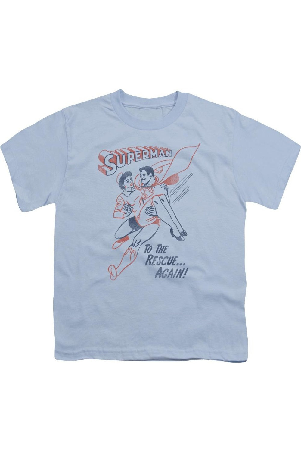 

Футболка с коротким рукавом для детей "Superman To The Rescue" Gildan, светло-голубой